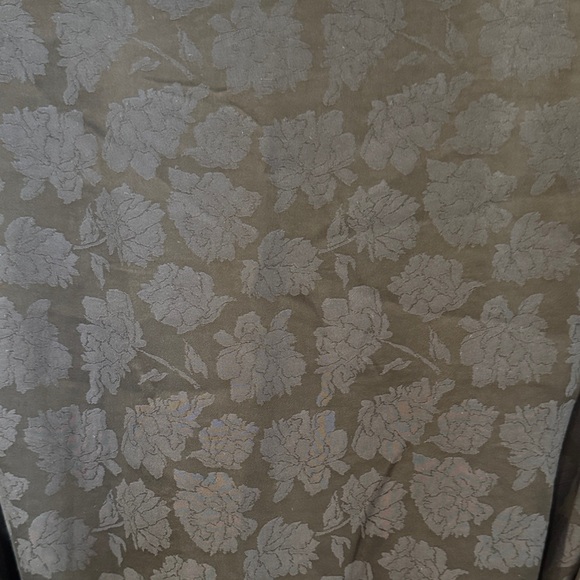 Navy Floral V-neck Long Sleeve Dress - Picture 4 of 10